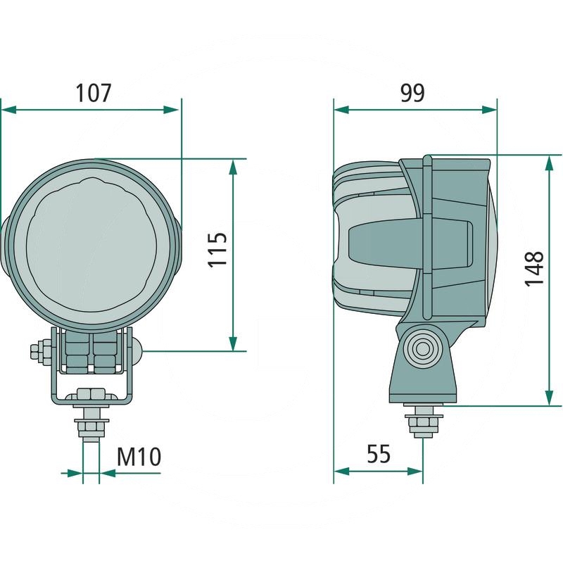 Hella LED work light